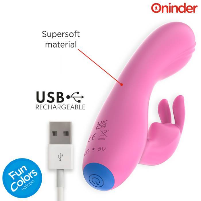 ONINDER CUTE - VIBRADOR LOVE BUNNY PARA PONTO G E CLITÃRIS - APLICATIVO MUNDIAL GRATUITO
