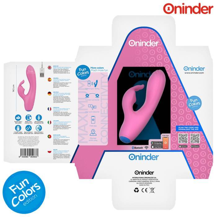 ONINDER CUTE - VIBRADOR LOVE BUNNY PARA PONTO G E CLITÃRIS - APLICATIVO MUNDIAL GRATUITO