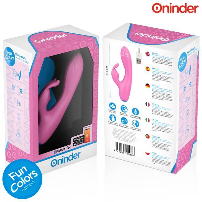 ONINDER CUTE - VIBRADOR LOVE BUNNY PARA PONTO G E CLITÃRIS - APLICATIVO MUNDIAL GRATUITO
