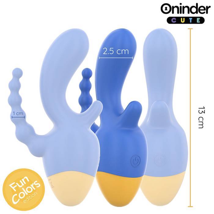 ONINDER CUTE - LOVE 3 SOME VIBRADOR TRIPLO - APLICATIVO MUNDIAL GRATUITO