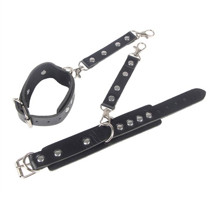SUBBLIME - 953690 ALGEMAS COM CINTO DE BONDAGE PRETO TAMANHO ÃNICO