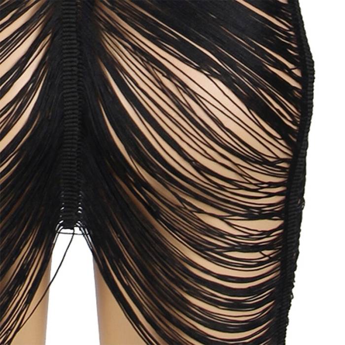 SUBBLIME - 954222 VESTIDO DE ALÃAS + TANGA PRETO S/M