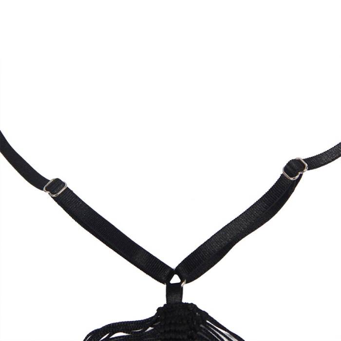 SUBBLIME - 954222 VESTIDO DE ALÃAS + TANGA PRETO S/M