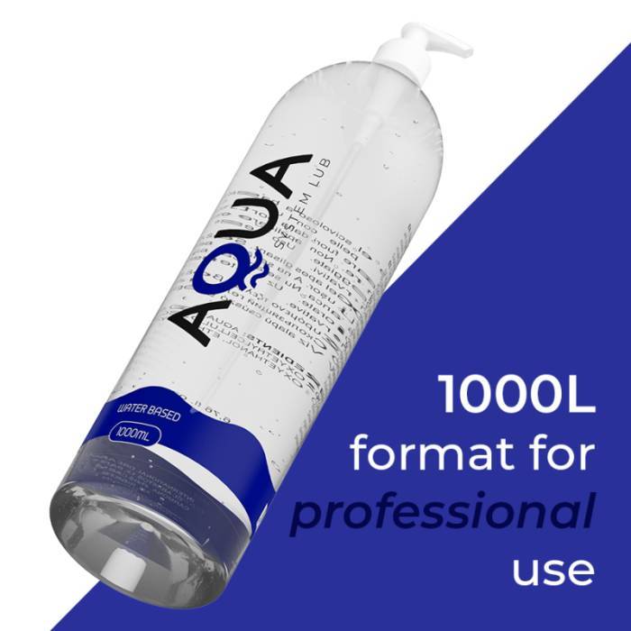 AQUA QUALITY - LUBRIFICANTE Ã BASE DE ÃGUA 1000 ML