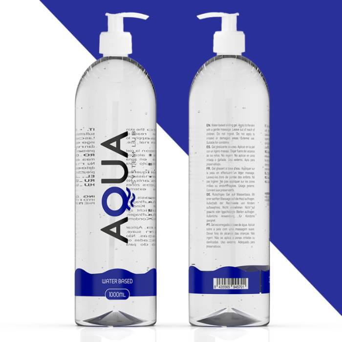 AQUA QUALITY - LUBRIFICANTE Ã BASE DE ÃGUA 1000 ML