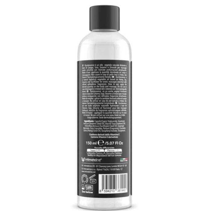 INTIMATELINE LUXURIA - ÃLEO DE MASSAGEM SUGAR CLOUD 150 ML