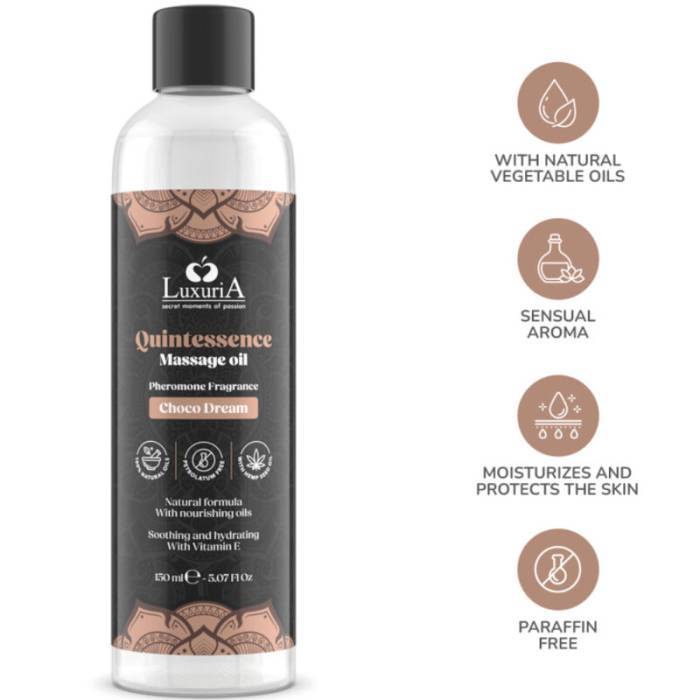 INTIMATELINE LUXURIA - ÃLEO DE MASSAGEM CHOCOLATE 150 ML