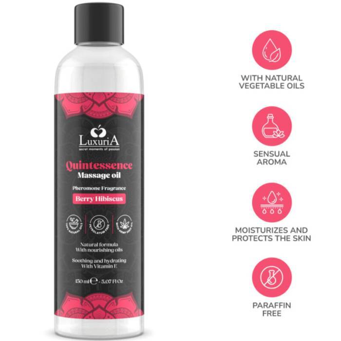 INTIMATELINE LUXURIA - ÃLEO DE MASSAGEM BERRY 150 ML