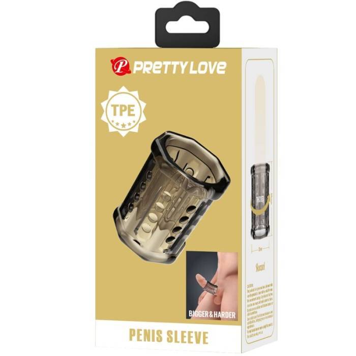 PRETTY LOVE - MANGA PENIS RONAEL SUPER ELÃSTICA TRANSPARENTE