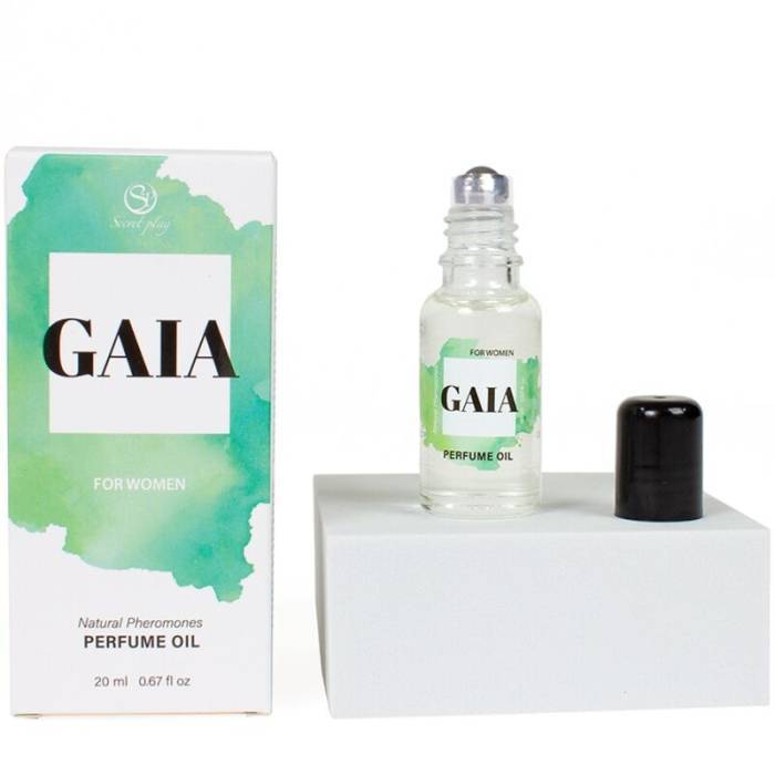 SECRETPLAY - GAIA PERFUME NATURAL FEROMONAS EM ÃLEO PARA MULHERES 20 ML