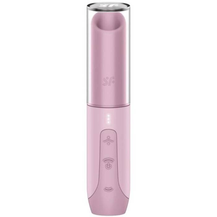SATISFYER - ESTIMULADOR DE CLITÃRIS SECRET KISS WAVE ROSA