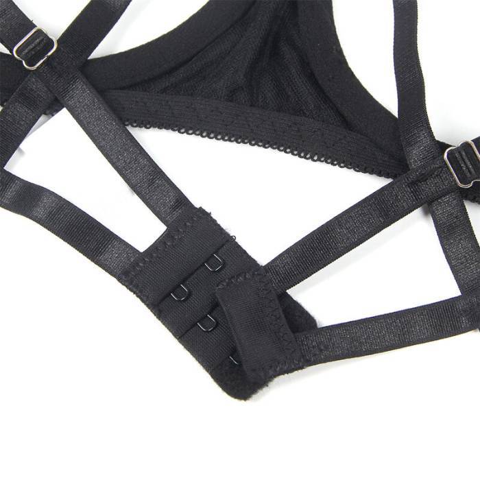 SUBBLIME - 955199 CONJUNTO DE SUTIÃ COM LAÃO PRETO AJUSTÃVEL S/M