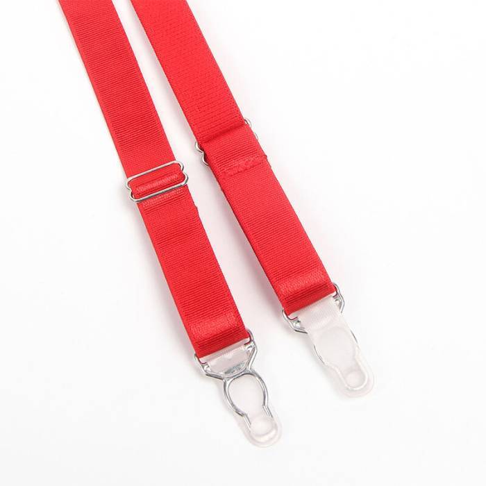 SUBBLIME - 955267 SUTIÃ BONDAGE VERMELHO COM CONJUNTO DE LIGA L/XL