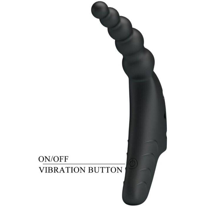 PRETTY LOVE - VIBRADOR DE DEDO JORDIN 10 VIBRAÃÃES PRETO