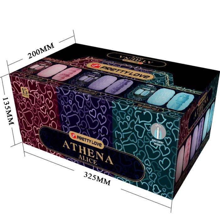 PRETTY LOVE - ATHENA ALICE PACK 15 MASTURBADORES MASCULINOS VARIOS
