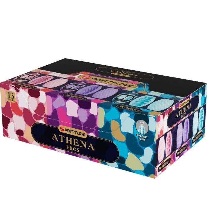 PRETTY LOVE - ATHENA EROS PACK 15 MASTURBADORES MASCULINOS VARIOS