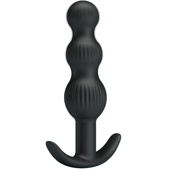 PRETTY LOVE - VIBRADOR ANAL SIDNEY 10 VIBRAÃÃES PRETO