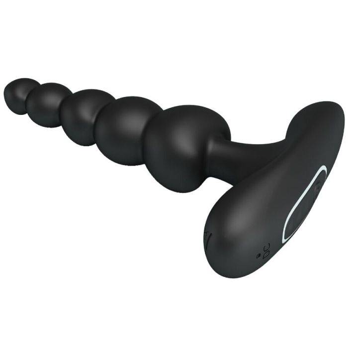PRETTY LOVE - VIBRADOR ANAL SIDNEY 10 VIBRAÃÃES PRETO