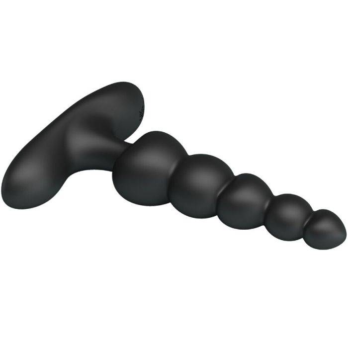 PRETTY LOVE - VIBRADOR ANAL SIDNEY 10 VIBRAÃÃES PRETO