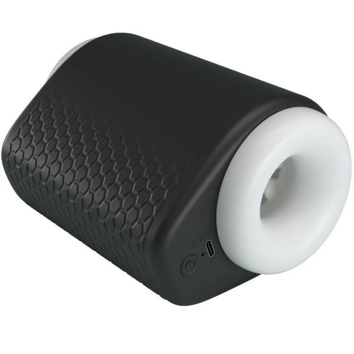 PRETTY LOVE - DJ GIRL MASTURBADOR MASCULINO COM VIBRAÃÃO 5 CONFIGURAÃÃES NEGRO