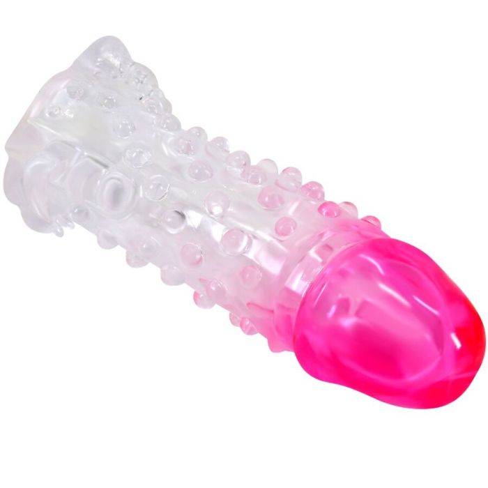 PRETTY LOVE - BAINHA DE AMPLIAÃÃO REALISTA WILFORD COM PÃNIS EM RELEVO ROSA