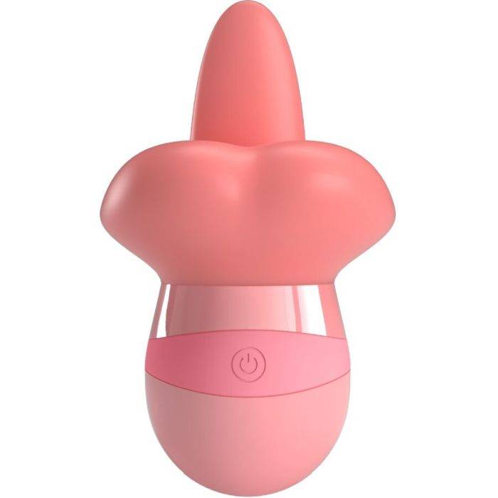 PRETTY LOVE - ESTIMULADOR DE CLITÃRIS KYLEE TONGUE 10 VIBRAÃÃES ROSA NUDE