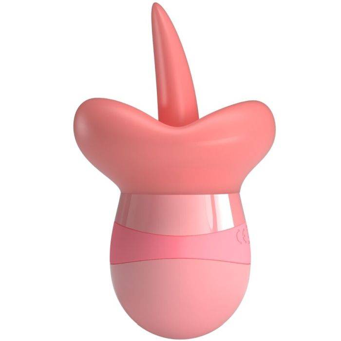 PRETTY LOVE - ESTIMULADOR DE CLITÃRIS KYLEE TONGUE 10 VIBRAÃÃES ROSA NUDE
