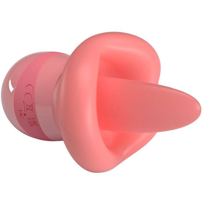 PRETTY LOVE - ESTIMULADOR DE CLITÃRIS KYLEE TONGUE 10 VIBRAÃÃES ROSA NUDE