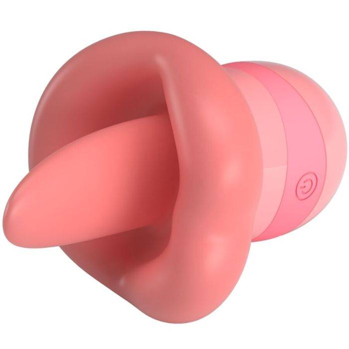 PRETTY LOVE - ESTIMULADOR DE CLITÃRIS KYLEE TONGUE 10 VIBRAÃÃES ROSA NUDE