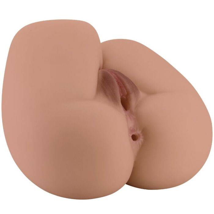 CRAZY BULL - BERNACE ASS VIBRADOR COM VAGINA REALISTA E ÃNUS CARNE CONTROLE REMOTO