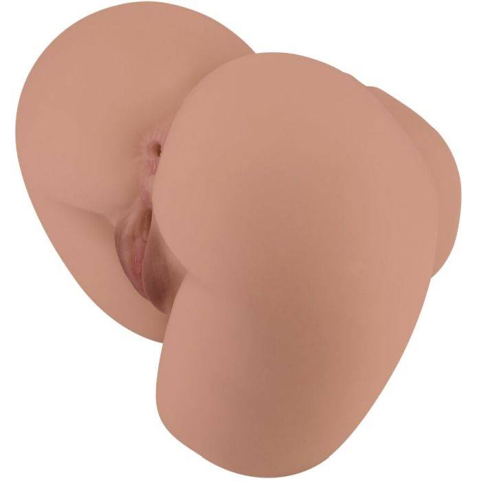 CRAZY BULL - BERNACE ASS VIBRADOR COM VAGINA REALISTA E ÃNUS CARNE CONTROLE REMOTO
