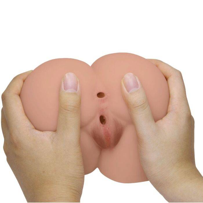 CRAZY BULL - BERNACE ASS VIBRADOR COM VAGINA REALISTA E ÃNUS CARNE CONTROLE REMOTO