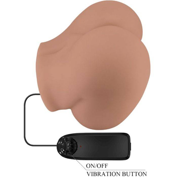 CRAZY BULL - BERNACE ASS VIBRADOR COM VAGINA REALISTA E ÃNUS CARNE CONTROLE REMOTO