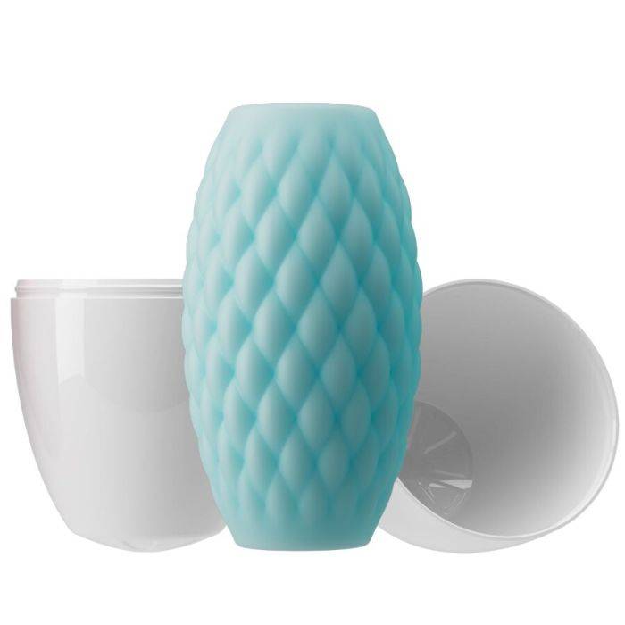 PRETTY LOVE - MASTURBADOR MASCULINO SILICONE ATHENA EROS AZUL CÃU