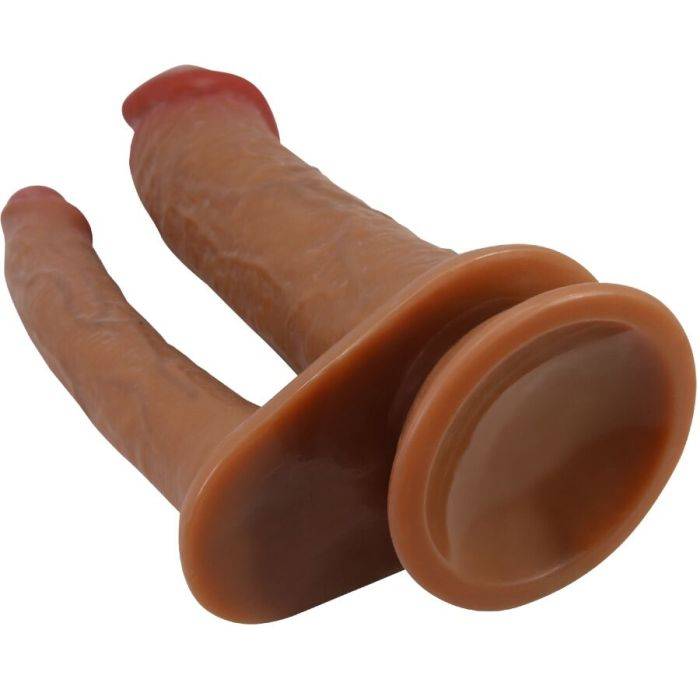 PRETTY LOVE - GORAN DILDO DUPLO REALISTA NATURAL MULATO
