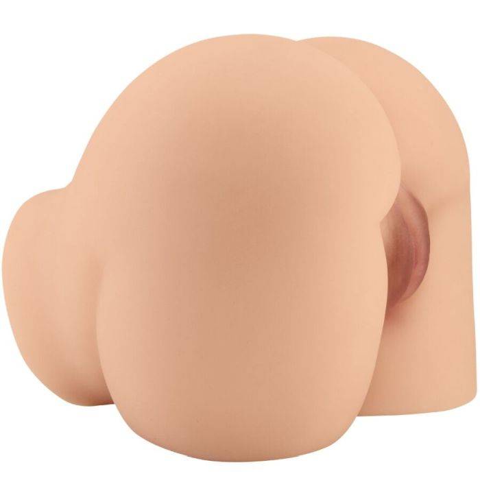 CRAZY BULL - VIBRADOR TRASEIRO ROLONDA COM VAGINA E ÃNUS REALISTAS NATURAIS