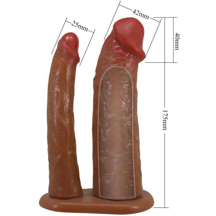 PRETTY LOVE - KEAVEN HARNESS BRIEFS DUPLO DILDO UNIVERSAL E CONFORTÃVEL