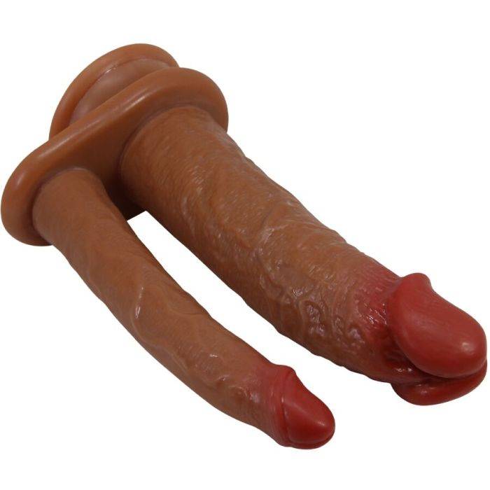 PRETTY LOVE - HULBERT DUPLO REALISTA DILDO COM VIBRAÃÃO MULATO