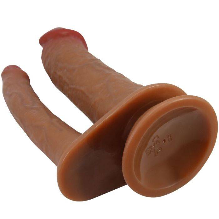 PRETTY LOVE - HULBERT DUPLO REALISTA DILDO COM VIBRAÃÃO MULATO