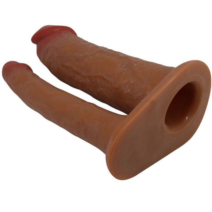 PRETTY LOVE - YAIRON MANGA DUPLA PARA PÃNIS COM EXTENSÃO DE 4 CM MULATO