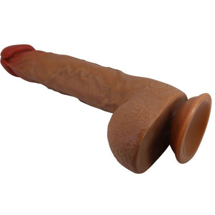 BAILE - BEAUTIFUL WILKS 5 CONFIGURAÃÃES VIBRADOR REALISTA 25 CM MULATO