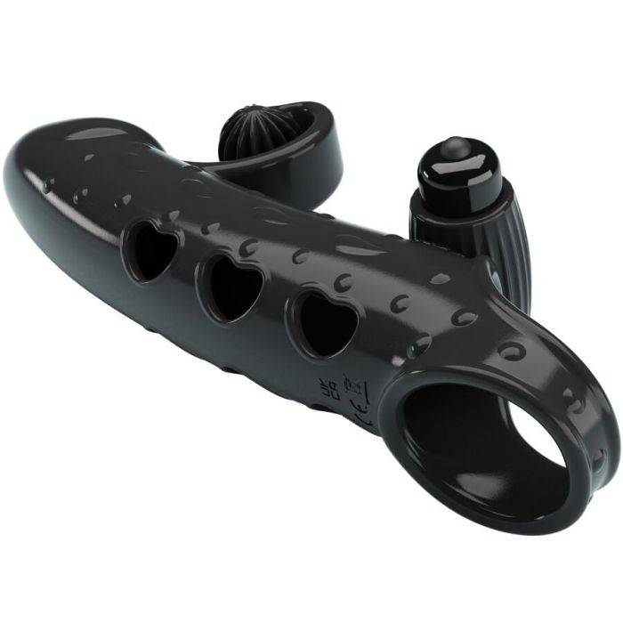 ROMANCE - MANGA VIBRANTE PARA PÃNIS PRETA