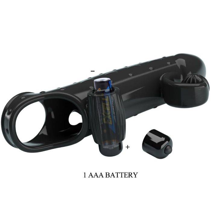 ROMANCE - MANGA VIBRANTE PARA PÃNIS PRETA