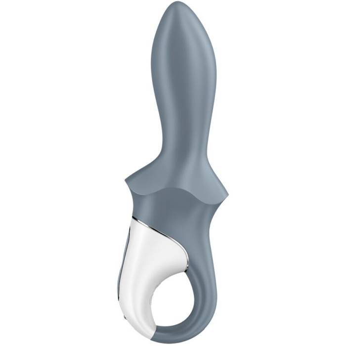 SATISFYER - BOMBA DE AR BOOTY 1 VIBRADOR INFLÃVEL ANAL CINZA