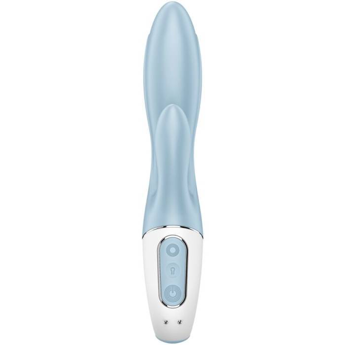 SATISFYER - BOMBA DE AR BUNNY 1 COELHO INFLÃVEL VIBRADOR AZUL