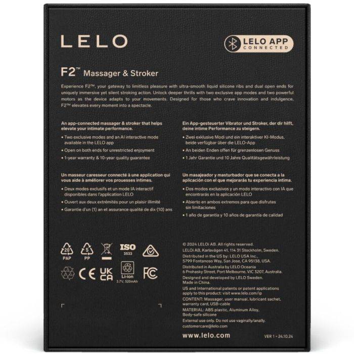 LELO - F2Sâ¢ TEAL MASTURBADOR MASCULINO AZUL