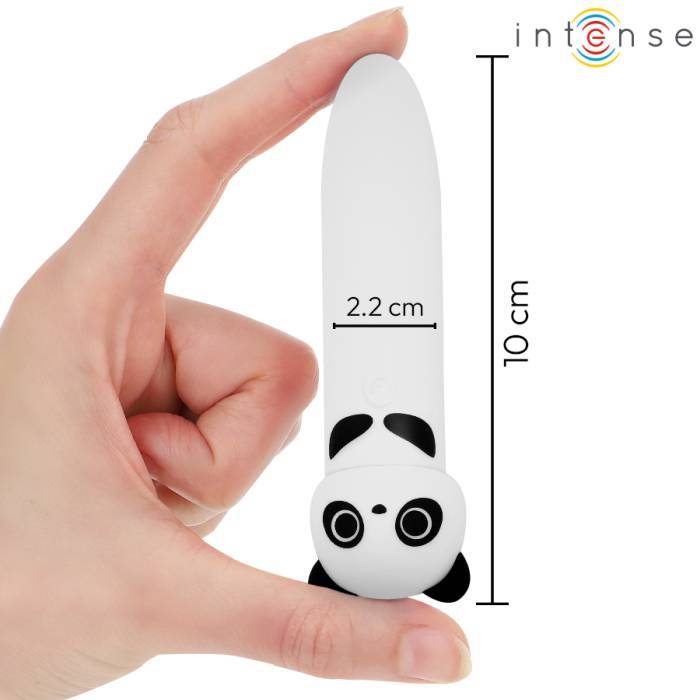 INTENSO - POH PANDA VIBRATING BULLET USB RECARREGÃVEL 10 X 2,2 CM
