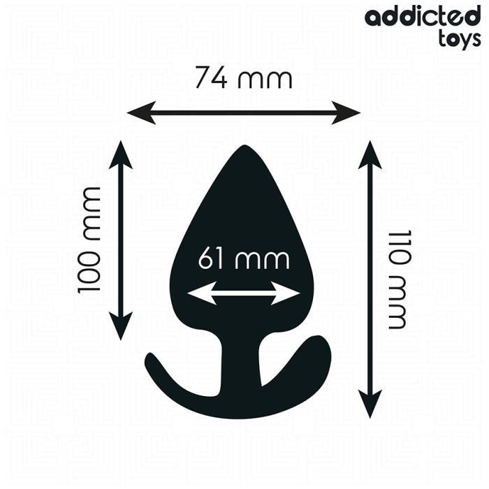 ADDICTED TOYS - PLUG ANAL TAMANHO XXL 11 CM