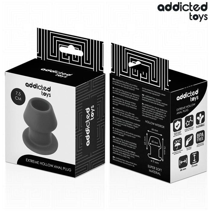 ADDICTED TOYS - PLUG ANAL EXTREMO OCO TAMANHO S 7,5 CM