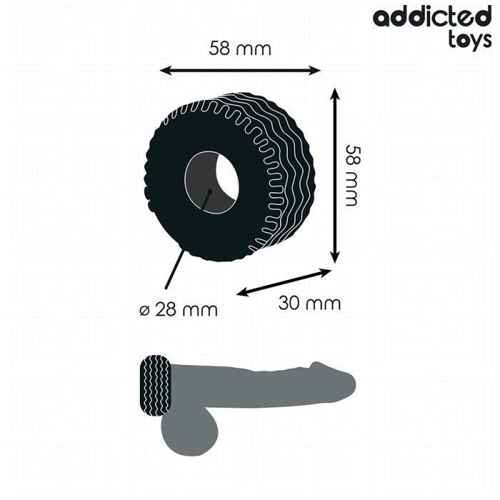 ADDICTED TOYS - ANEL DE PÃ EXTRA GROSSO